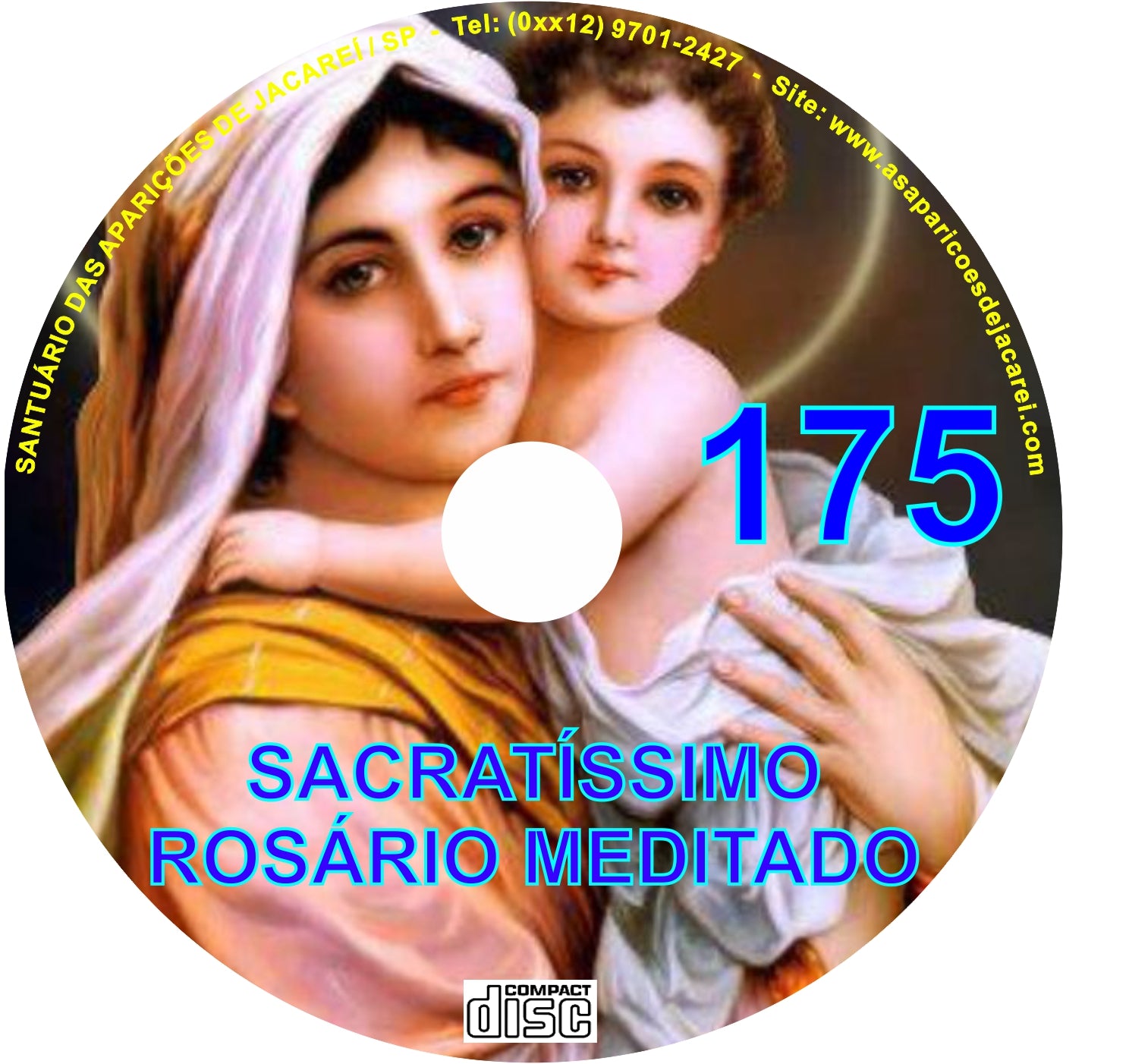 CD Rosário Meditado 175 CD Rosário Meditado 175